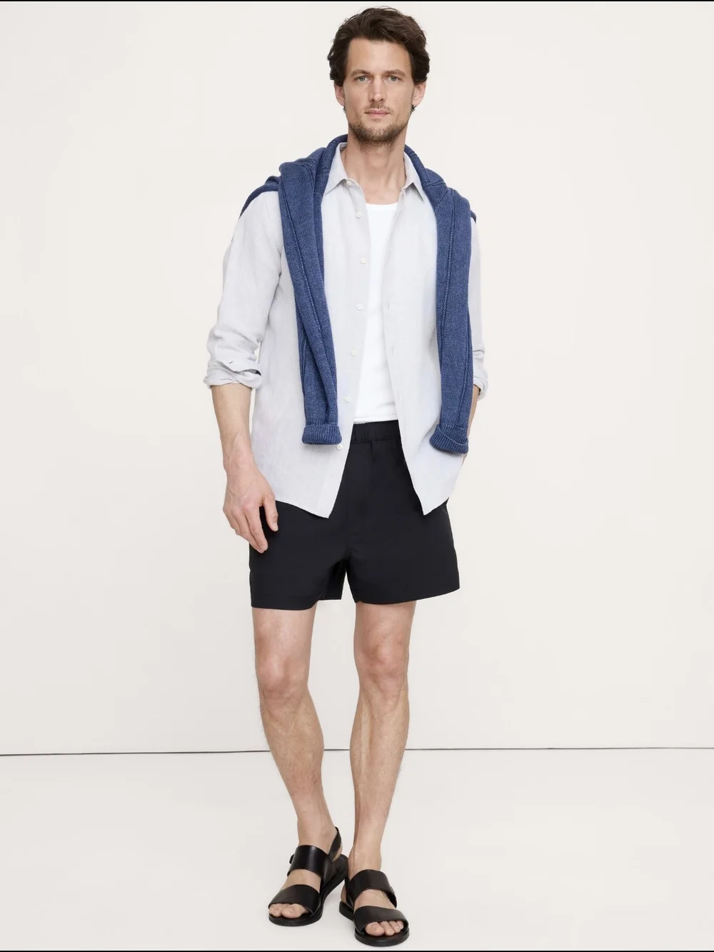 Banana Republic Black Athletic Shorts